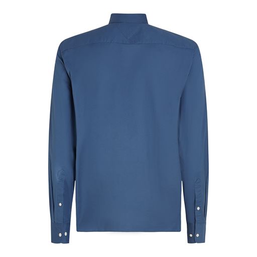 Tommy Hilfiger Flex Poplin RF Skjorte, Aegean Sea, L