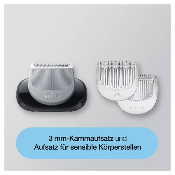 Braun EasyClick Bodygroomer Aufsatz für Series 5, 6 und 7 Elektrorasierer