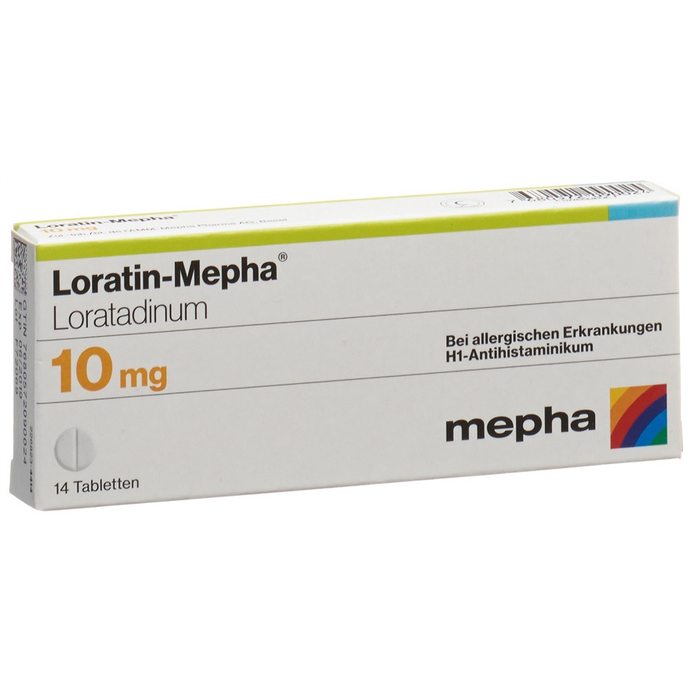LORATIN Mepha Tabl 10 mg Blist 14 Stk