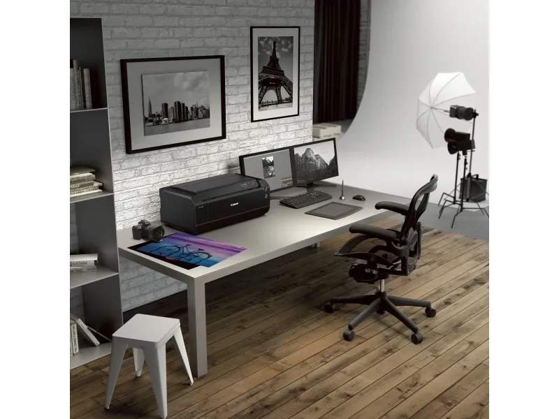 Canon imagePROGRAF PRO-1000 - Printer - farve - blækprinter - 431.8 x 558.8 mm op til 3.58 min./side (farve) - USB 2.0, LAN, Wi-Fi(n)