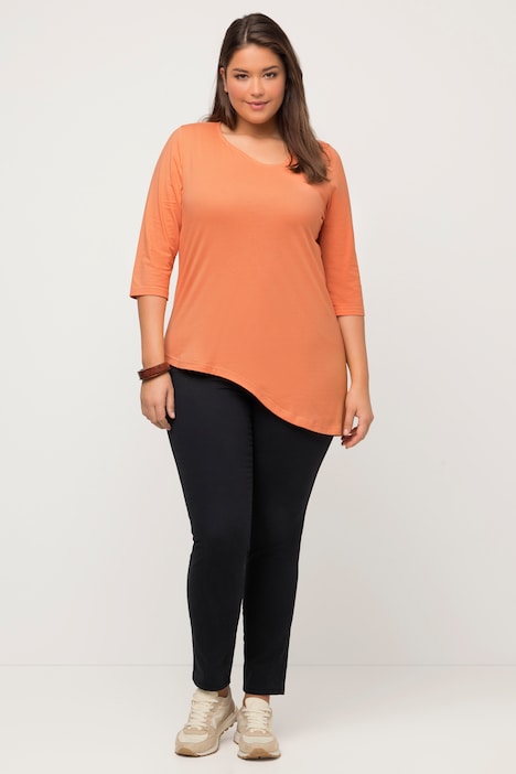Shirt, Rundhals, 3/4-Arm, Biobaumwolle