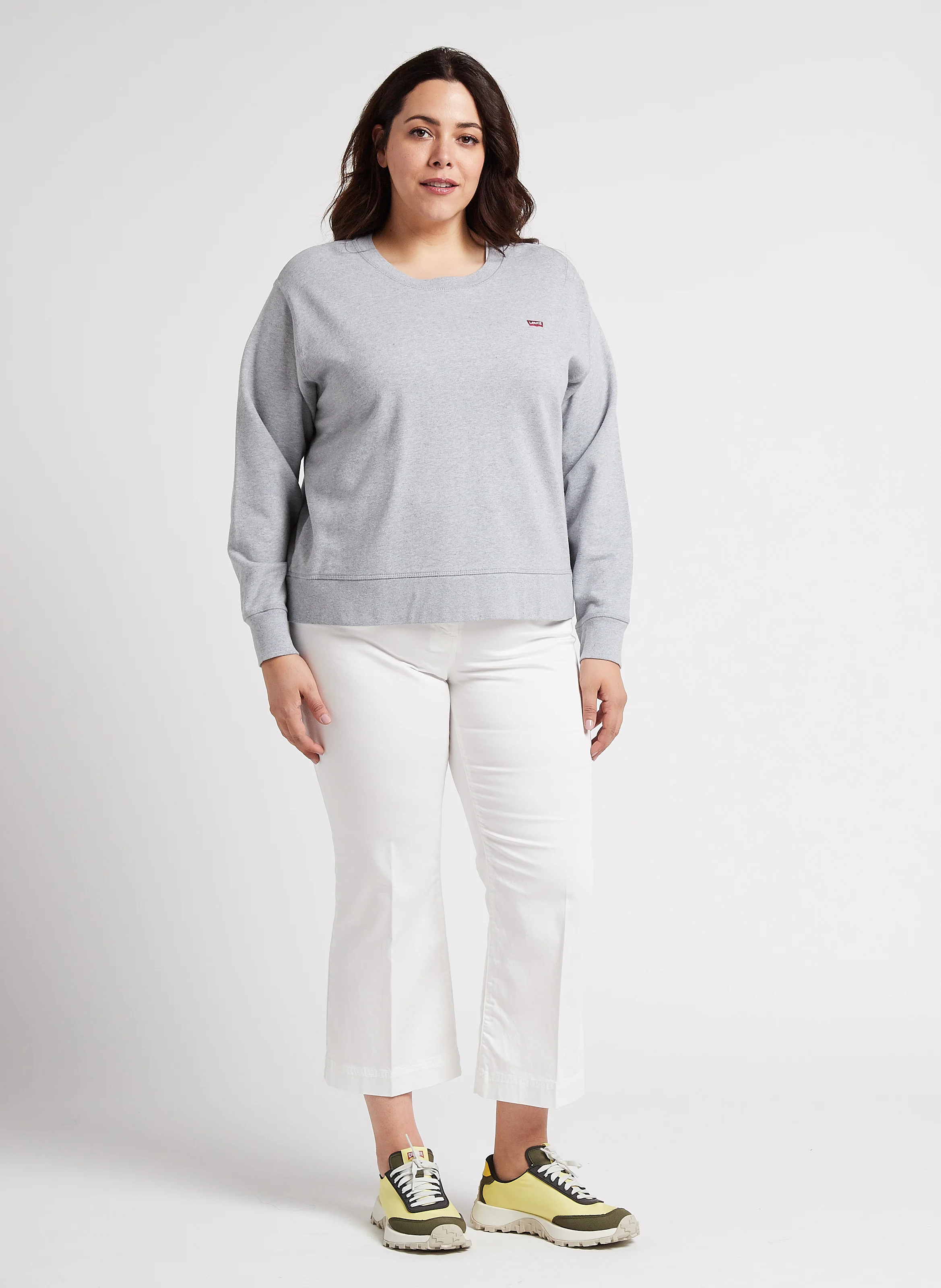 PL STANDARD CREW SWTSHRT - Sweat à col rond en coton | Gris