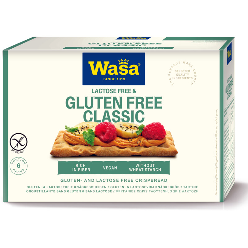 Wasa Glutenvrij en lactosevrij classic