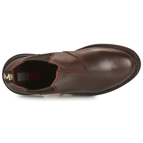 Tommy Jeans - TJW CHELSEA FLAT BOOT - Marron