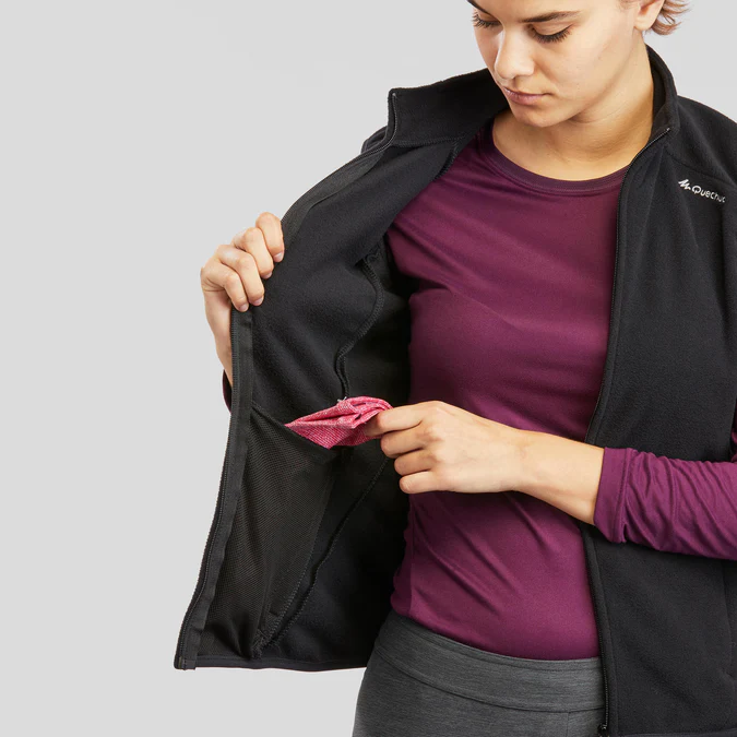 Decathlon Quechua - Colete de lã polar para caminhadas feminino Quechua - MH120