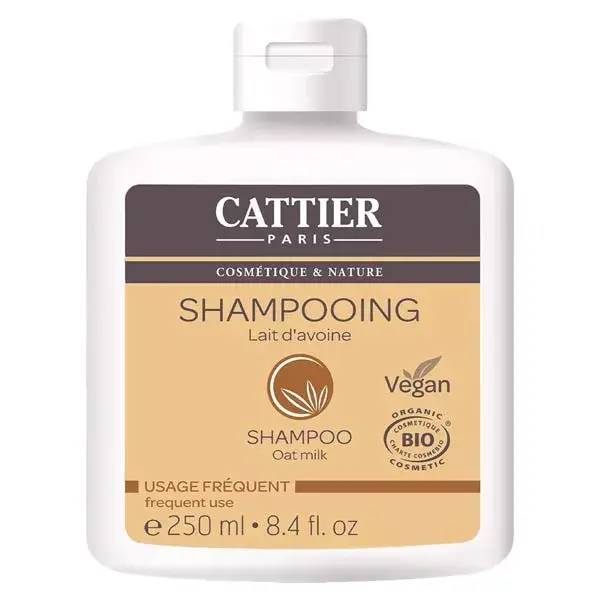 Shampoo Cattier Orgânico de Leite de Aveia 250ml