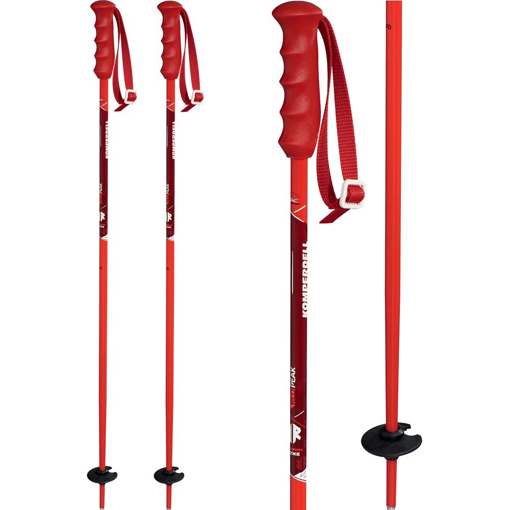Komperdell Red Peak Alpin Skistock Kinder red