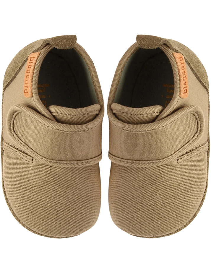 Klett-Hausschuhe BABY COTTON in green