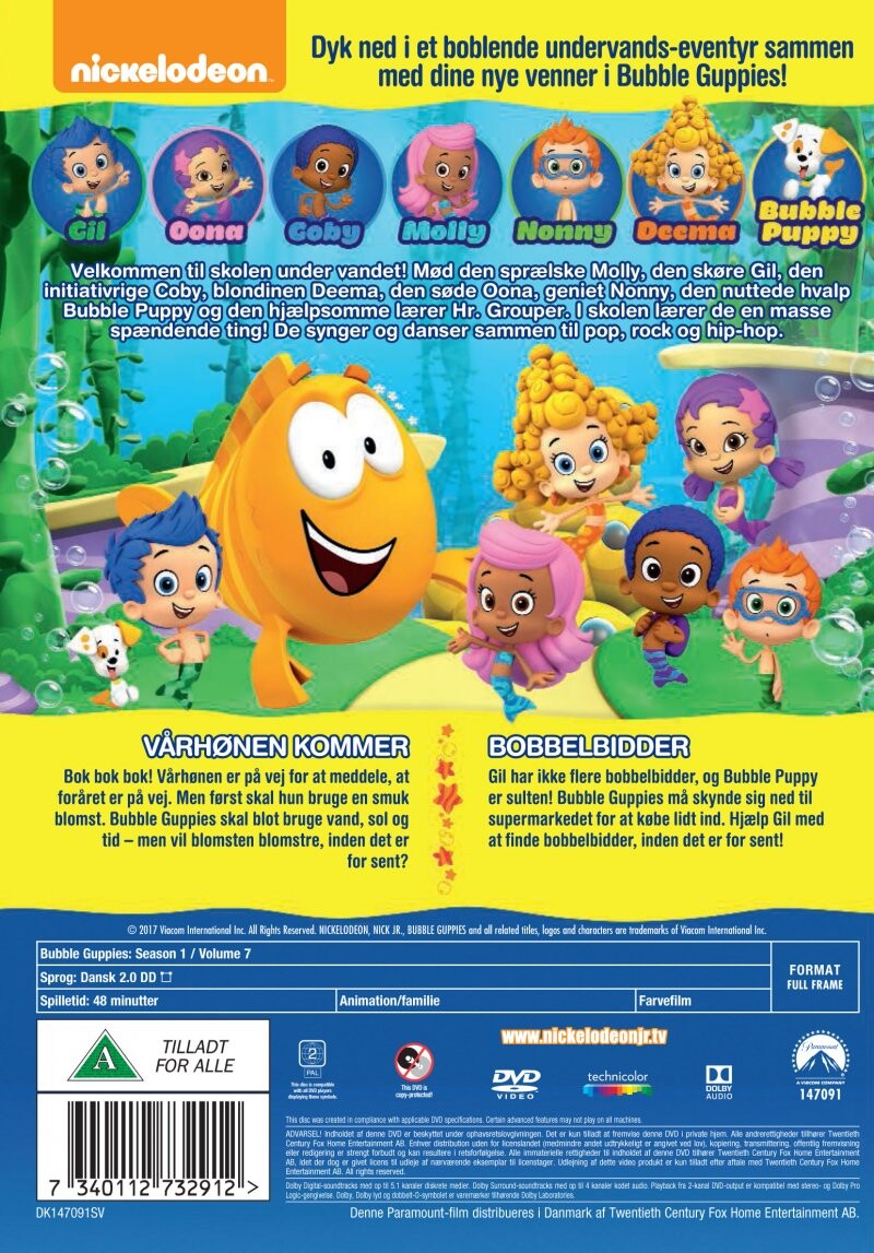 Bubble Guppies - Sæson 1 - Vol. 7 - DVD