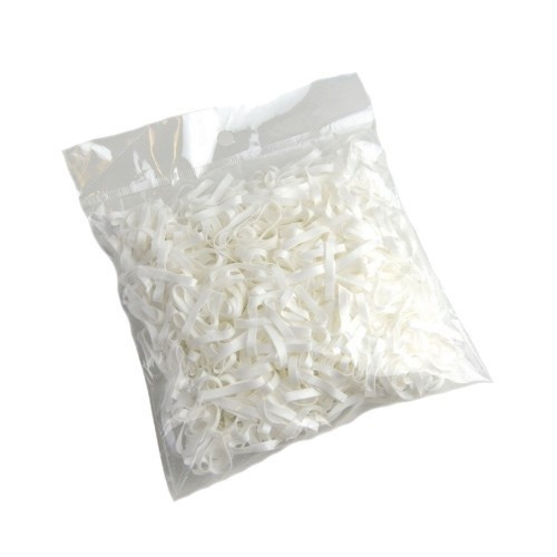 Pacote com 500 elásticos de silicone trançados