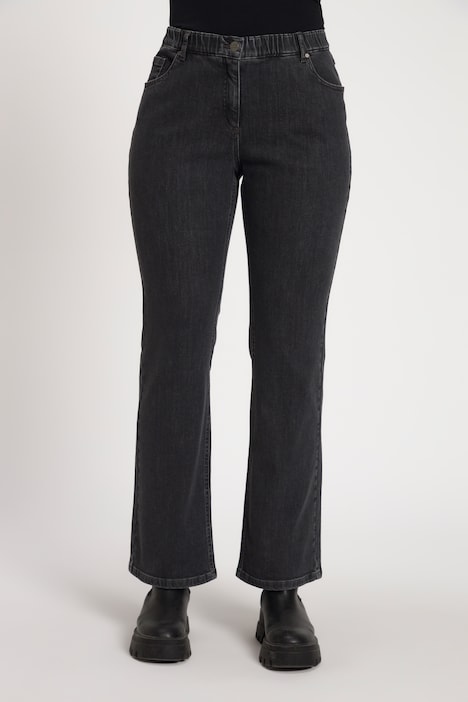 Bootcut-Jeans Marie, ausgestelltes Bein, Biobaumwolle