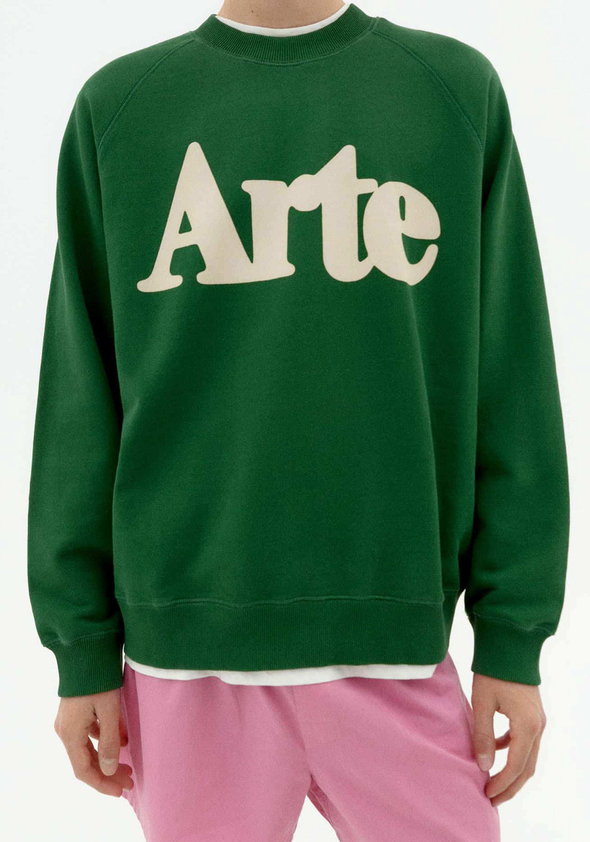 Thinking Mu Sweatshirt Pepe Arte Dill Green