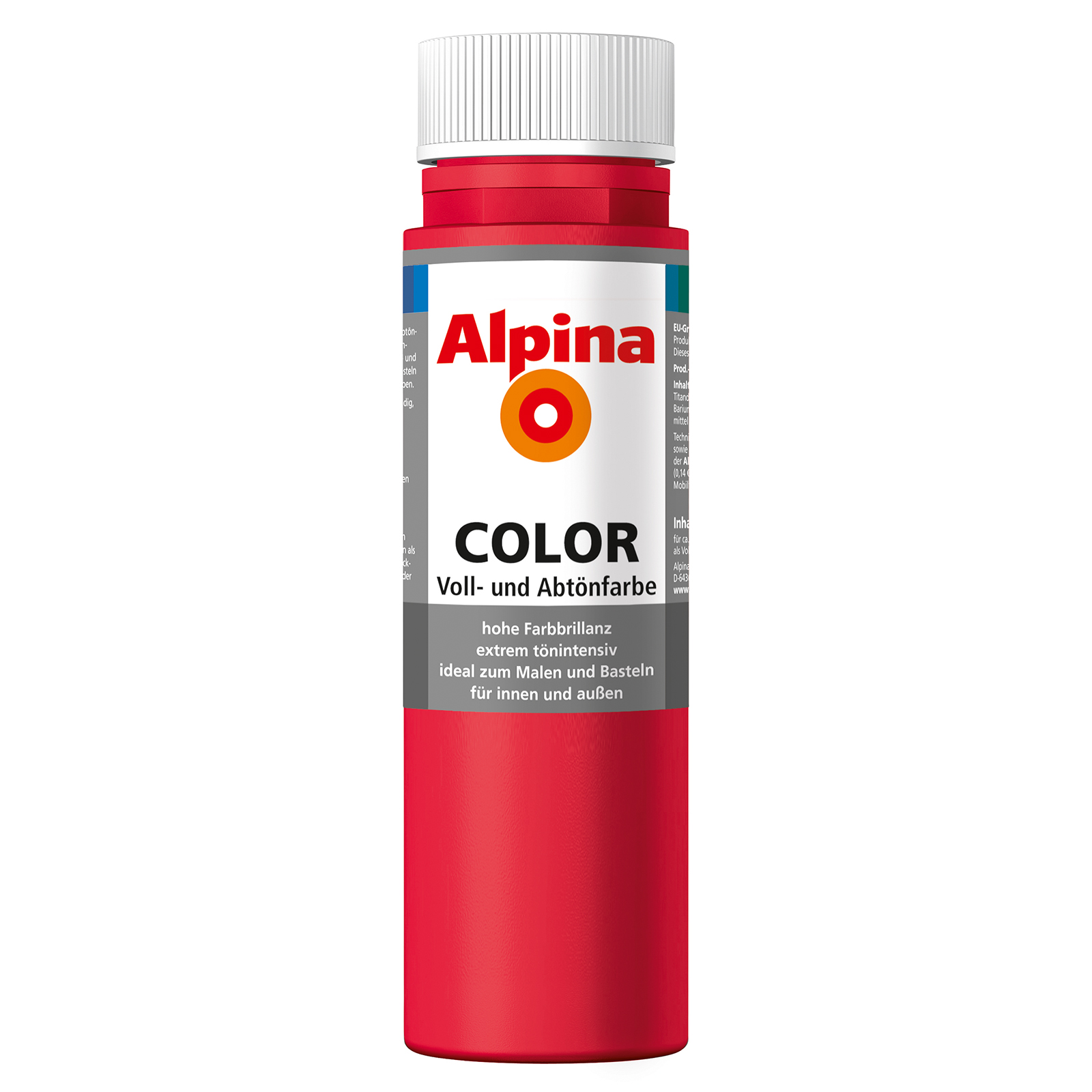 Alpina Voll- und Abtönfarbe COLOR - feuerrot - 250 ml
