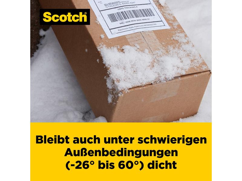 Scotch Verpackungsband Box Lock 48 mm x 50 m, 3 Rollen Verpackungsklebeband