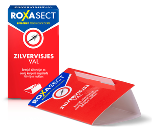 Roxasect Anti-Zilvervisjes Set - Spray tegen Zilvervisjes 400ml en Zilvervisjesval - 2 Stuks