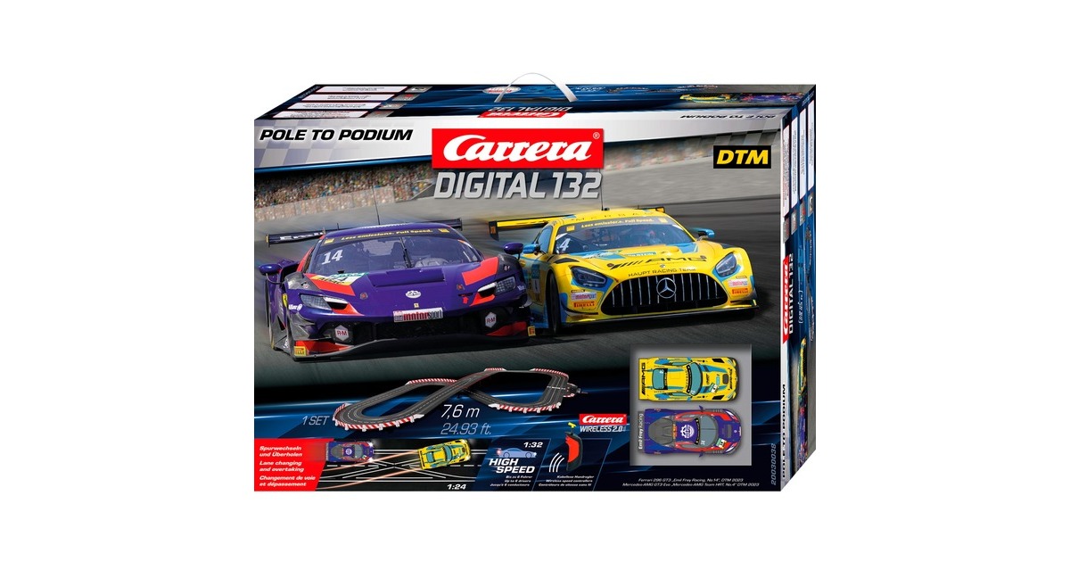 CarreraDIGTITAL 132 Pole to Podium Racebaan