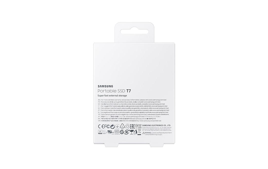Samsung externe SSD »Port. SSD T7 2TB Titan Grey« 2 TB