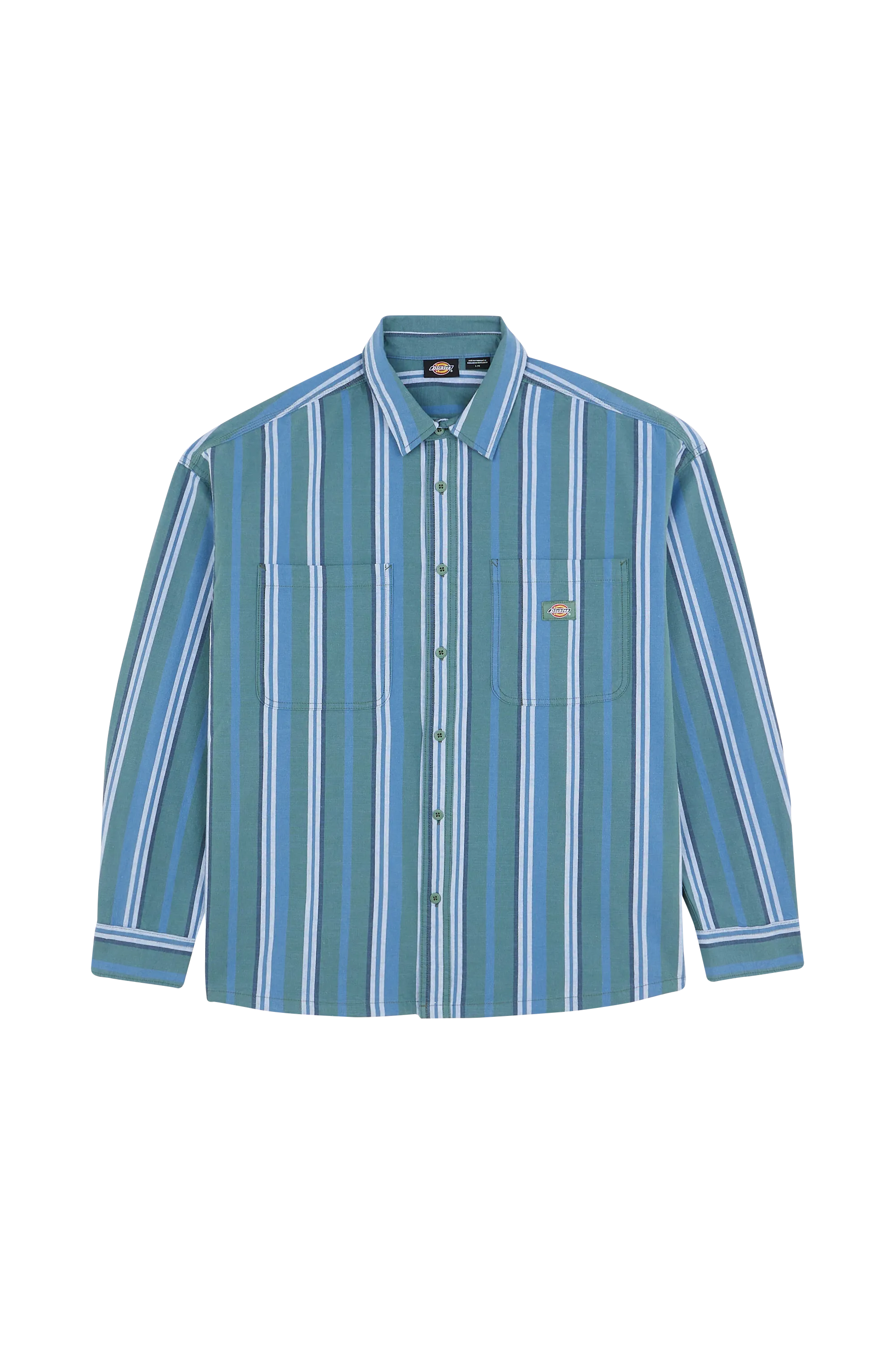 DICKIES Chemise GLADE SPRING SHIRT LS Bleu