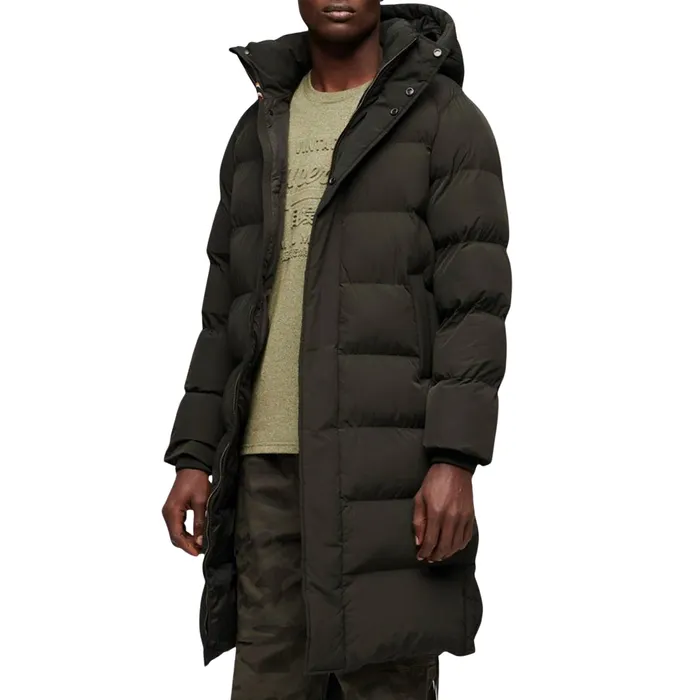 Superdry Hooded Longline Puffer Winterjas Heren