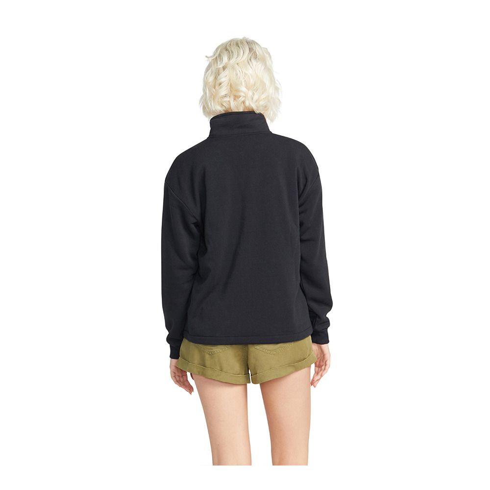 Volcom STONE STACKED - Sweat Femme black out