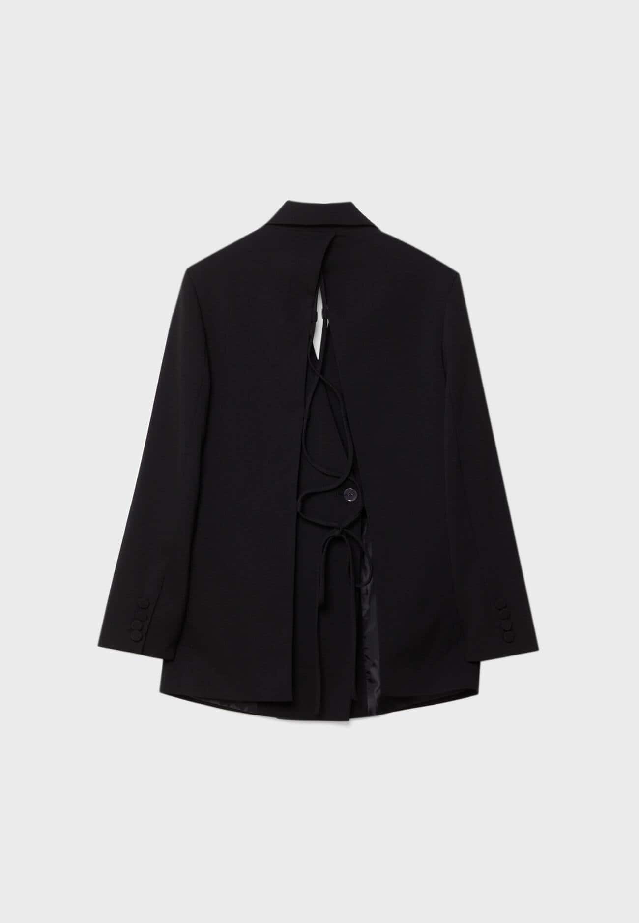 Blazer de abotoamento duplo