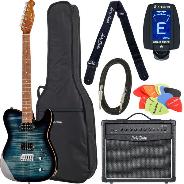 Harley Benton Fusion-T HH HT Roasted Bundle