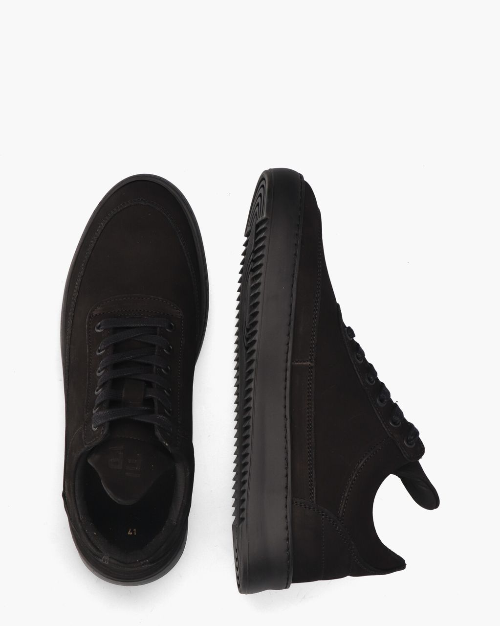 Filling Pieces Low Top Ripple Zwart Herensneakers
