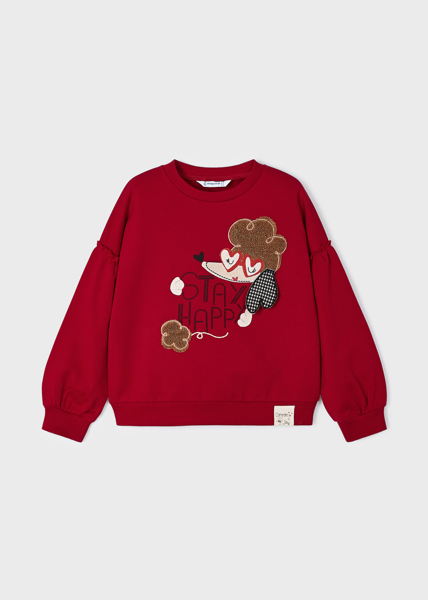 Moletom Better Cotton estampado para meninas