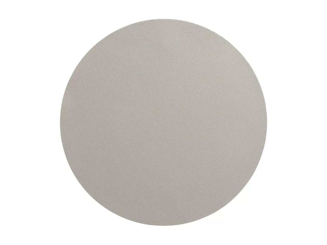 Set de Table Décoratif Olevia Rond Gris Clair 38 cm