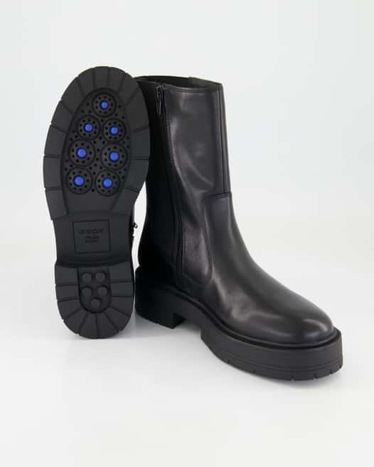 Geox D SPHERICA EC7 Chelsea Boots in Schwarz