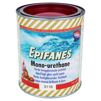 Epifanes mono-urethane jachtlak hoogglans nr. 3116 bright red 750 ml