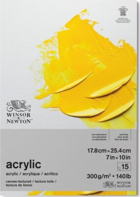 Winsor & Newton - Akrylpapir - 17X25 CM - 15 Ark