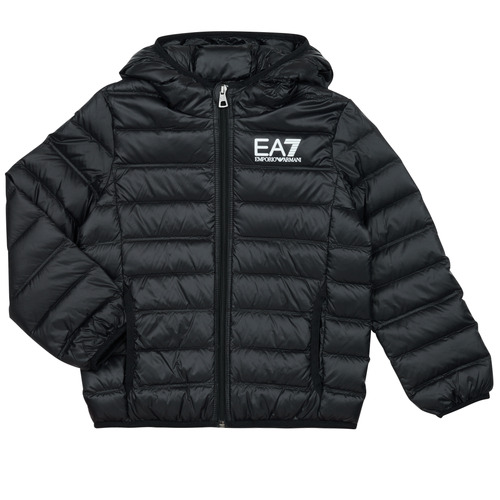 Emporio Armani EA7 - DOWN JACKET - Noir / Blanc
