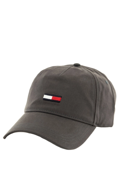 Casquettes tommy jeans elongated flag p4e dark grey