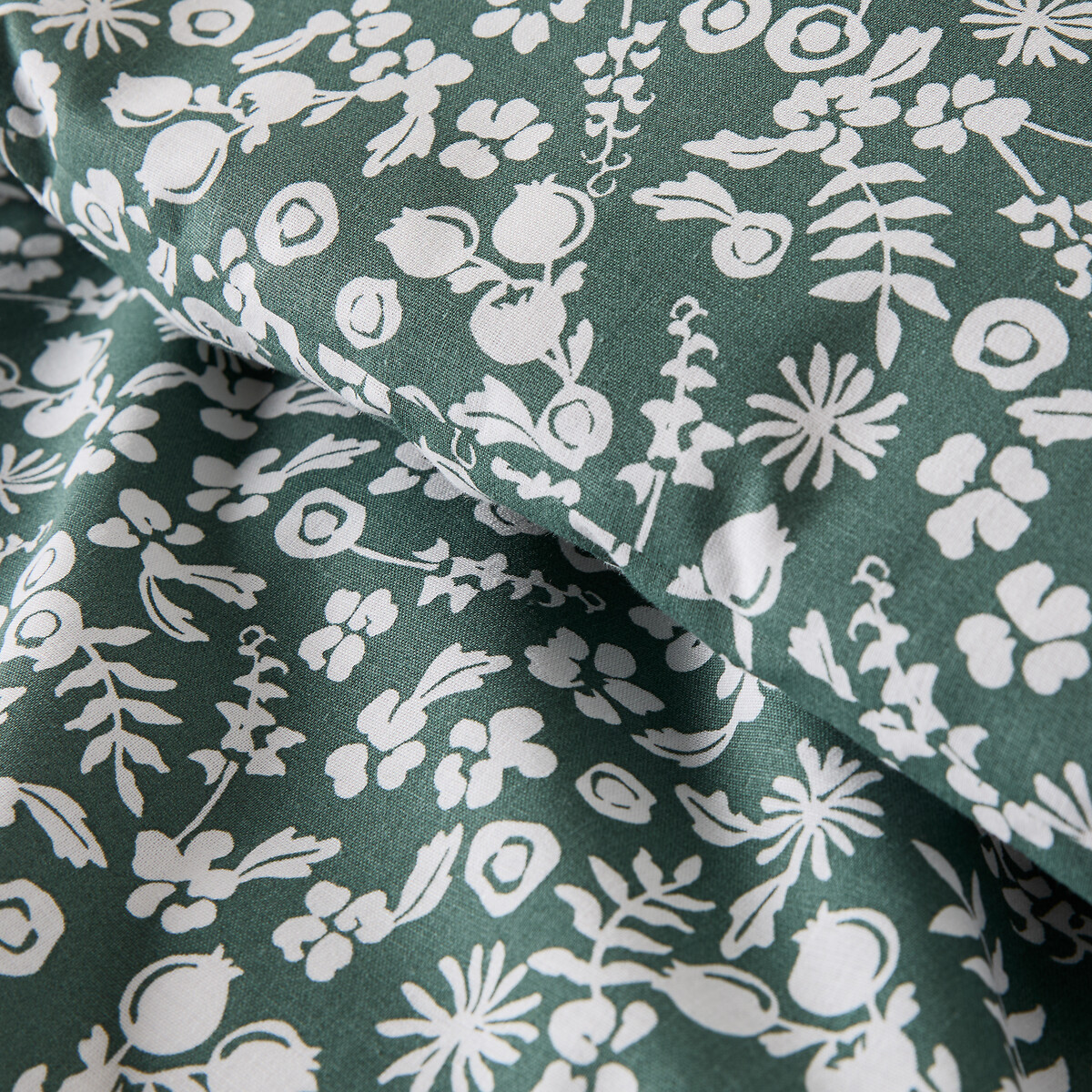 LA REDOUTE INTERIEURS<br>Conjunto de cama em algodão, fronha quadrada, Glynis
