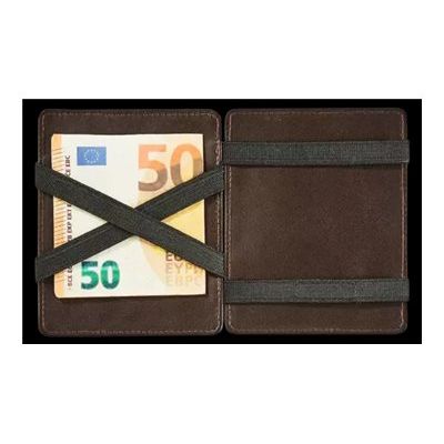 Maverick Rough Gear - Portefeuille anti-piratage avec porte-cartes - brun