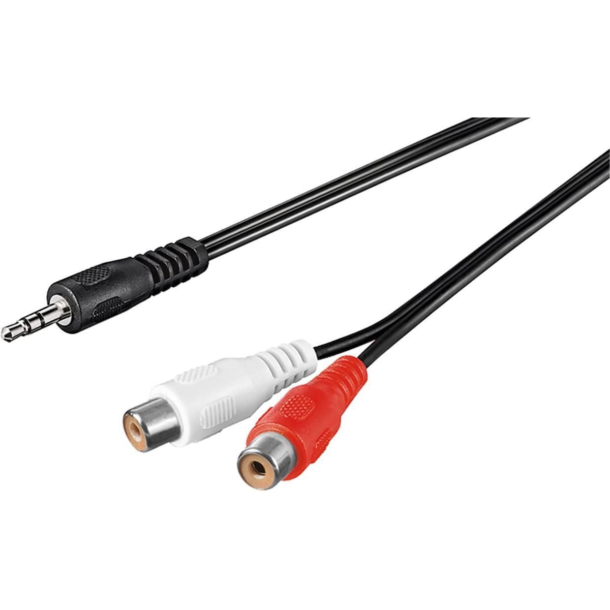 Goobay Lydkabeladapter 3,5 mm, plugg for stereo RCA-uttak