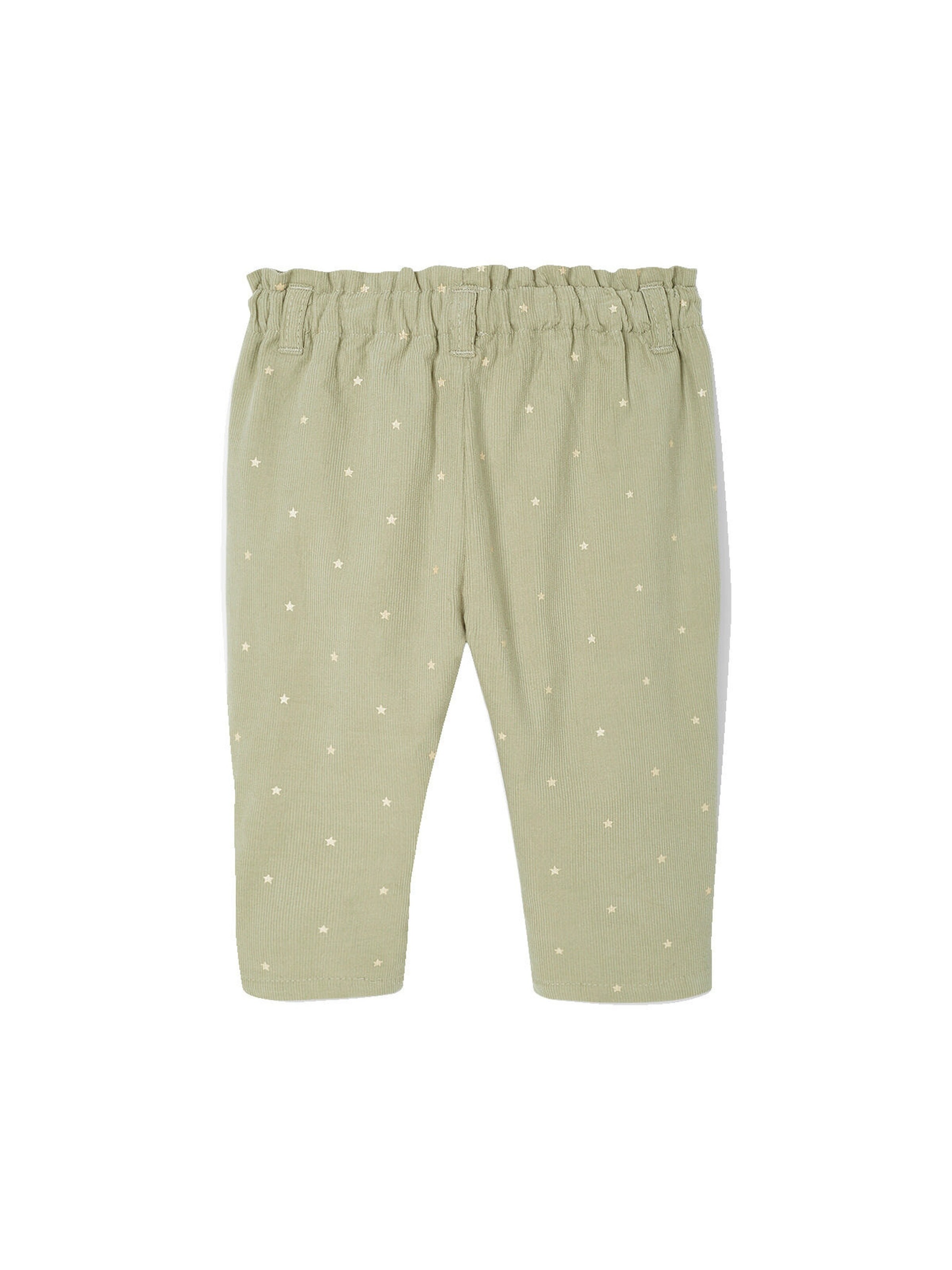 Vertbaudet Baby Paperbag-Hose aus Cord aqua