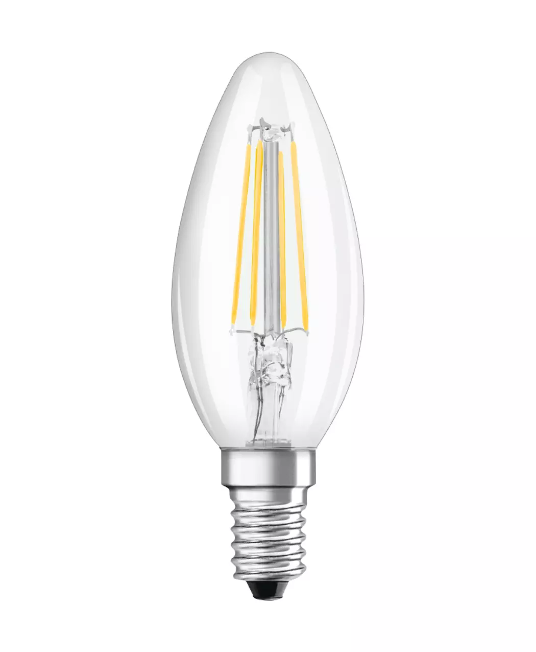 LED-Kerze klar E14/ 4,8Watt/ Energie F