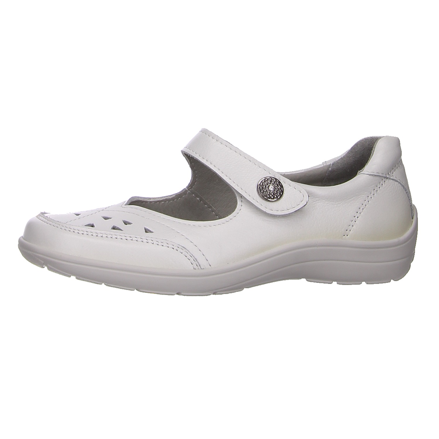 Lauter Spangenschuhe weiß weiss/weiss kombi