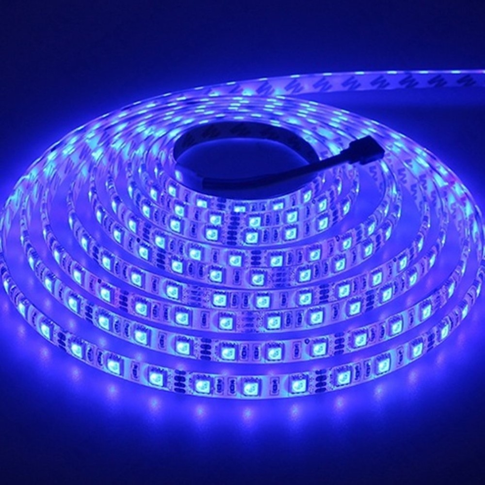 (5m) 150 LED's WiFi Leuchtstreifen Lichter Band mit RGB Lampen App Steuerung iOS/Android   Fernbedienung (IP65) - Bunt