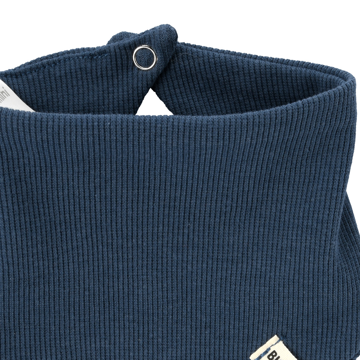 Topomini Baby Bandana mit Rippstruktur dunkelblau