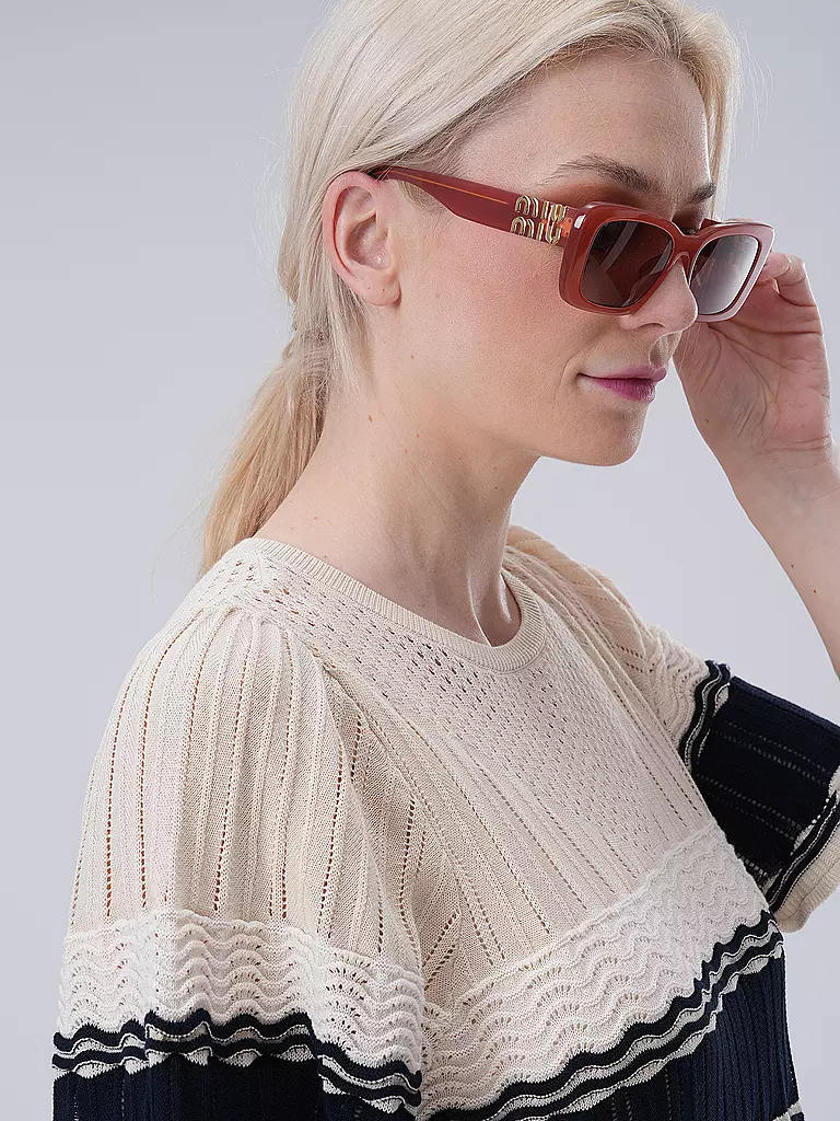 MIU MIU Sonnenbrille 0MU07YS/53 rot