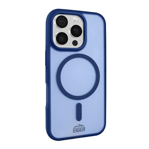 iPhone 16 Pro MagSafe Blizzard Case GRS Schutzhülle aus Recycelten Materialien (EGCA00830) - Blau