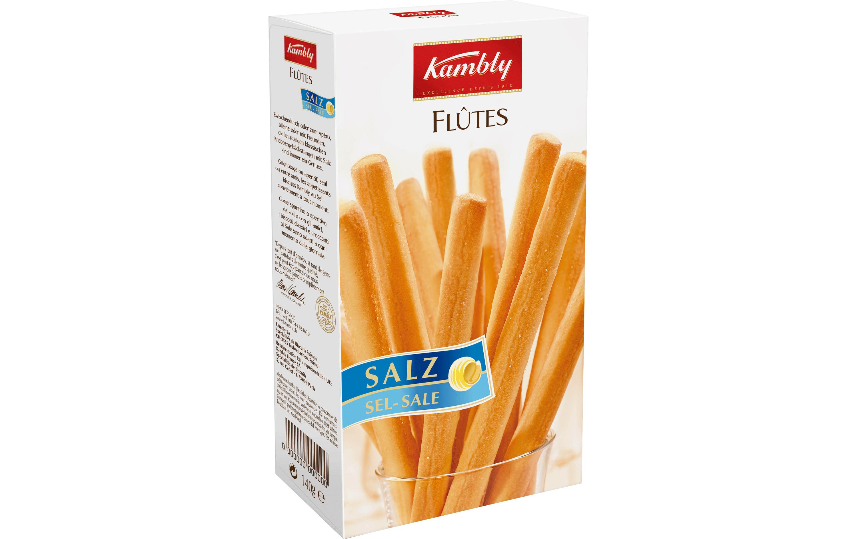 Apéro Flûtes Salz Salz 140 gSalzgebäck