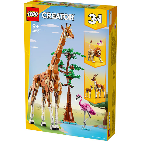LEGO Creator Vilde safaridyr 3-i-1 31150