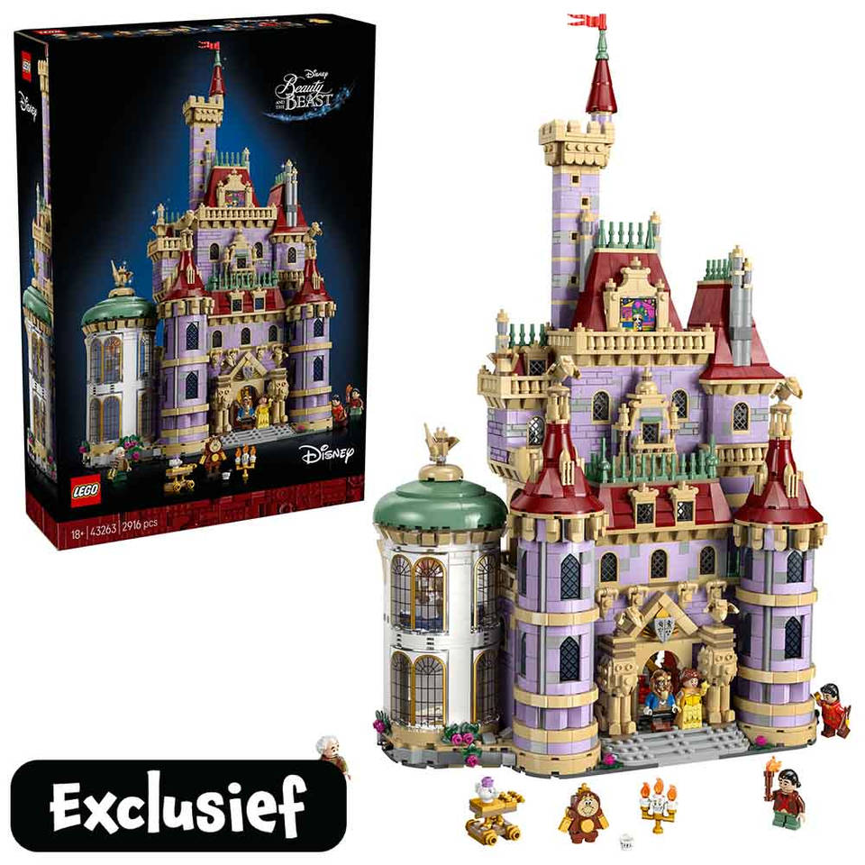 LEGO Disney Princess Belle en het Beest kasteel 43263