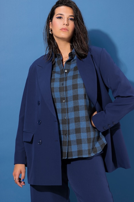 Blazer, Loose Fit, doppelreihig, Revers