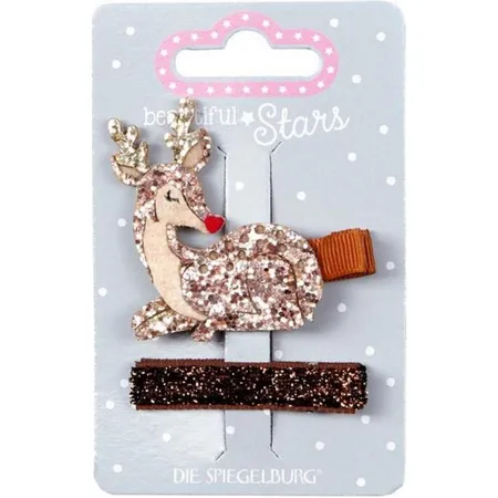 Die Spiegelburg Haarclip Reh+Schwan beautiful Stars, sort.