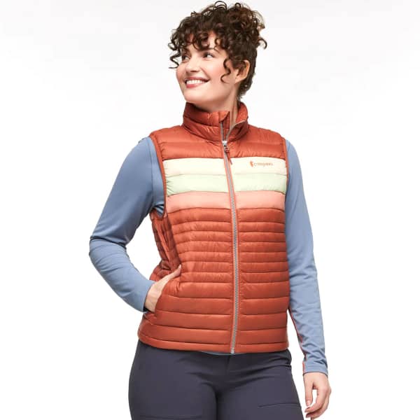 Doudoune ski COTOPAXI W FUEGO DOWN VEST FADED BRICK STRIPES
